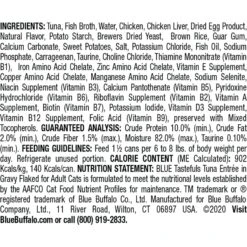 Blue Buffalo Tastefuls Natural Flaked Tuna Entree In Gravy Wet Cat Food, 5.5-oz Can, Case Of 12 -Blue Buffalo Shop 879198 PT1. AC SS1800 V1687358056