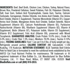 Blue Buffalo Tastefuls Natural Pate Beef Entree Wet Cat Food, 5.5-oz Can, Case Of 12 -Blue Buffalo Shop 879294 PT1. AC SS1800 V1687358001