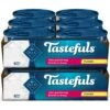 Blue Buffalo Tastefuls Natural Flaked Wet Fish & Shrimp Entree In Gravy Cat Food, 3-oz Can, Case Of 12 -Blue Buffalo Shop 879374 MAIN. AC SS1800 V1687358394