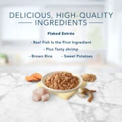 Blue Buffalo Tastefuls Natural Flaked Wet Fish & Shrimp Entree In Gravy Cat Food, 3-oz Can, Case Of 12 14 Blue Buffalo Tastefuls Natural Flaked Wet Fish & Shrimp Entree In Gravy Cat Food, 3-oz Can, Case Of 12 -Blue Buffalo Shop 879374 PT4. AC SS1800 V1687358002