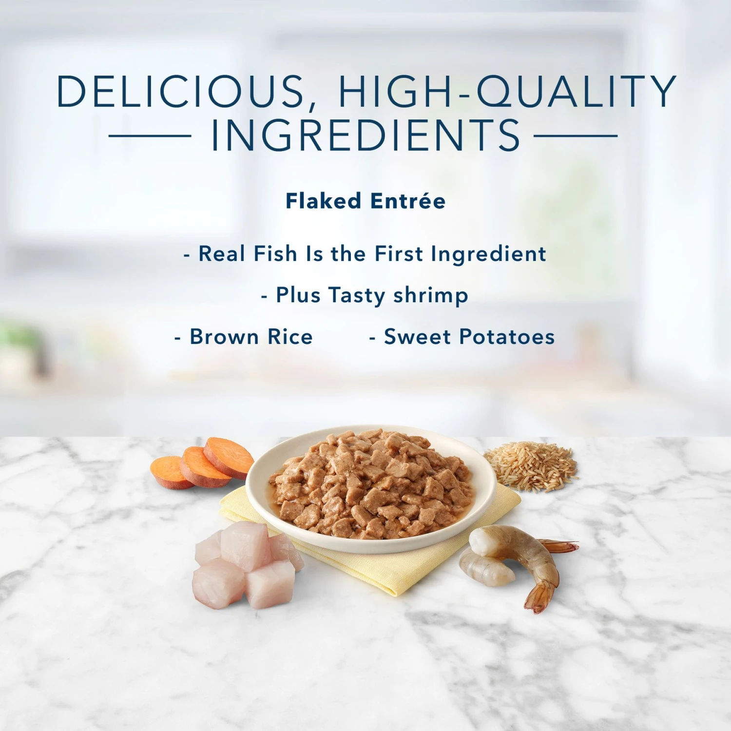 Blue Buffalo Tastefuls Natural Flaked Wet Fish & Shrimp Entree In Gravy Cat Food, 3-oz Can, Case Of 12 7 Blue Buffalo Tastefuls Natural Flaked Wet Fish & Shrimp Entree In Gravy Cat Food, 3-oz Can, Case Of 12 - Image 5