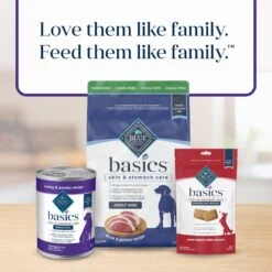 Blue Buffalo Basics Skin & Stomach Care Grain-Free Turkey & Potato Senior Canned Dog Food -Blue Buffalo Shop 88193 PT7. AC SS1800 V1646256391