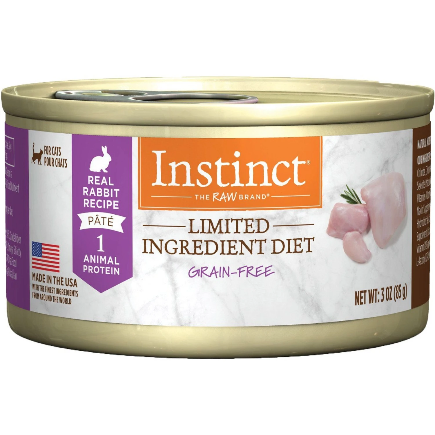 Instinct Limited Ingredient Diet Grain-Free Recipe With Real Rabbit Freeze-Dried Raw Coated Dry Cat Food & Instinct Limited Ingredient Diet Grain-Free Pate Real Rabbit Recipe Canned Cat Food 8 Instinct Limited Ingredient Diet Grain-Free Recipe With Real Rabbit Freeze-Dried Raw Coated Dry Cat Food & Instinct Limited Ingredient Diet Grain-Free Pate Real Rabbit Recipe Canned Cat Food - Image 6