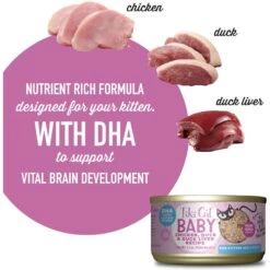 Tiki Cat Baby Chicken, Duck, & Duck Liver Shreds Grain-Free Wet Cat Food, 2.4-oz Can, Case Of 12 13 Tiki Cat Baby Chicken, Duck, & Duck Liver Shreds Grain-Free Wet Cat Food, 2.4-oz Can, Case Of 12 -Blue Buffalo Shop 883638 PT3. AC SS1800 V1690566668