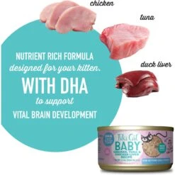 Tiki Cat Baby Chicken, Tuna, & Chicken Liver Shreds Grain-Free Wet Cat Food, 2.4-oz Can, Case Of 12 13 Tiki Cat Baby Chicken, Tuna, & Chicken Liver Shreds Grain-Free Wet Cat Food, 2.4-oz Can, Case Of 12 -Blue Buffalo Shop 883654 PT3. AC SS1800 V1690562080