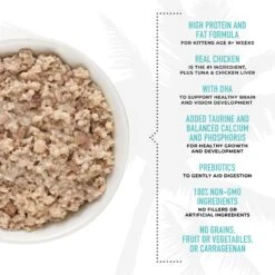 Tiki Cat Baby Chicken, Tuna, & Chicken Liver Shreds Grain-Free Wet Cat Food, 2.4-oz Can, Case Of 12 14 Tiki Cat Baby Chicken, Tuna, & Chicken Liver Shreds Grain-Free Wet Cat Food, 2.4-oz Can, Case Of 12 -Blue Buffalo Shop 883654 PT4. AC SS1800 V1690567229