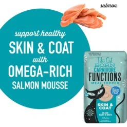 Tiki Cat Born Carnivore Skin & Coat Functional Cat Food Topper, 1.5-oz Pouch, Case Of 12 -Blue Buffalo Shop 883718 PT3. AC SS1800 V1690565266