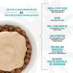 Tiki Cat Born Carnivore Skin & Coat Functional Cat Food Topper, 1.5-oz Pouch, Case Of 12 -Blue Buffalo Shop 883718 PT4. AC SS1800 V1690558453