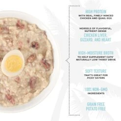 Tiki Cat After Dark Pate+ Chicken & Quail Egg Grain-Free Wet Cat Food 14 Tiki Cat After Dark Pate+ Chicken & Quail Egg Grain-Free Wet Cat Food -Blue Buffalo Shop 883822 PT4. AC SS1800 V1690566578