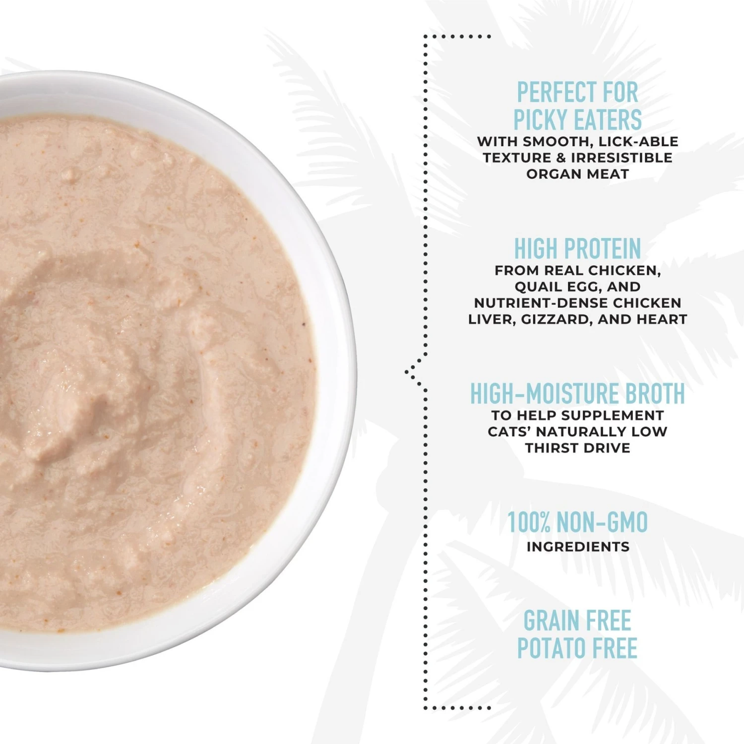 Tiki Cat After Dark Velvet Mousse Chicken & Quail Egg Grain-Free Wet Cat Food, 2.8-oz Pouch, Case Of 12 7 Tiki Cat After Dark Velvet Mousse Chicken & Quail Egg Grain-Free Wet Cat Food, 2.8-oz Pouch, Case Of 12 - Image 5