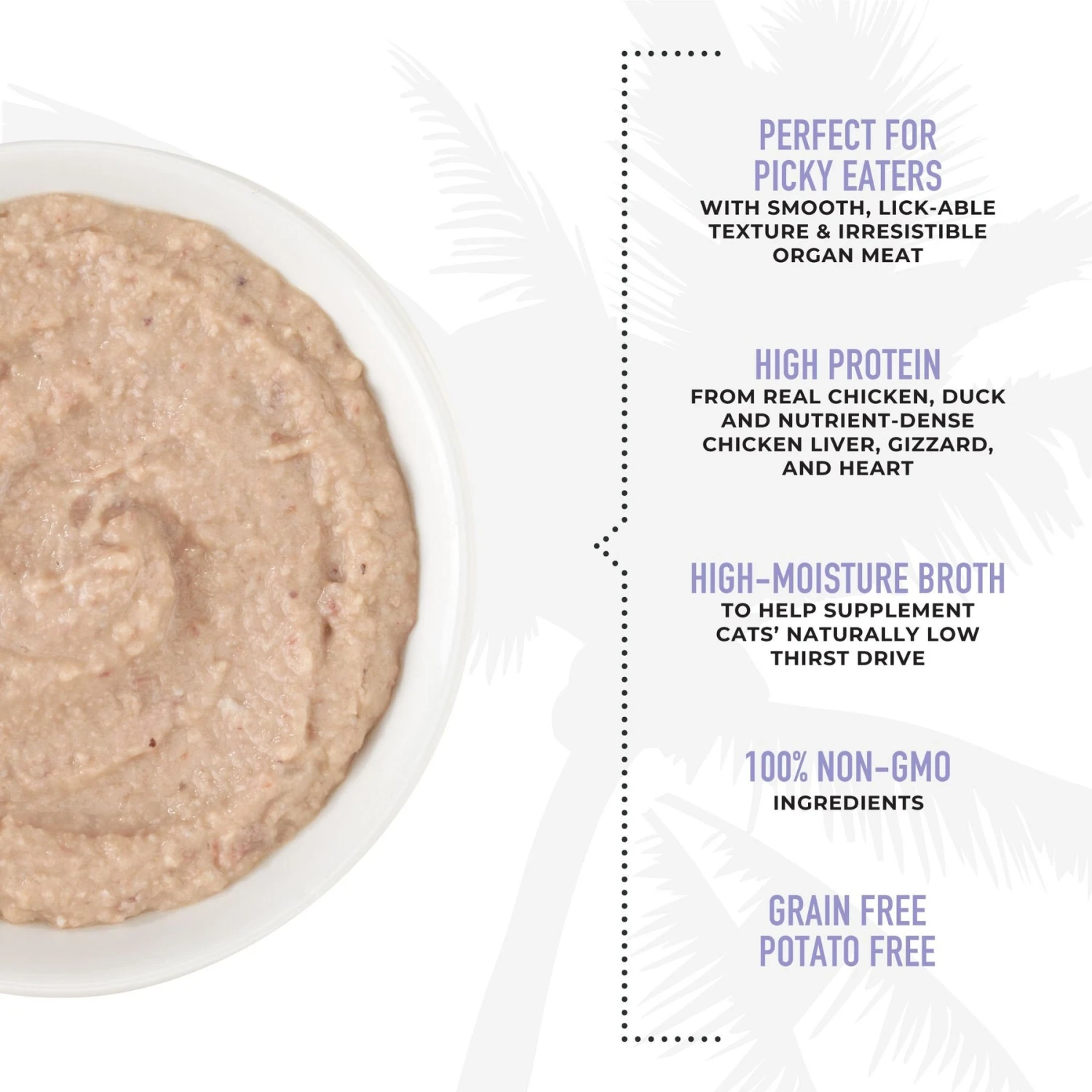 Tiki Cat After Dark Velvet Mousse Chicken & Duck Grain-Free Wet Cat Food, 2.8-oz Pouch, Case Of 12 7 Tiki Cat After Dark Velvet Mousse Chicken & Duck Grain-Free Wet Cat Food, 2.8-oz Pouch, Case Of 12 - Image 5