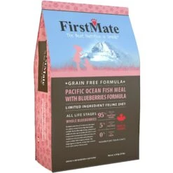 Firstmate Pacific Ocean Fish Meal With Blueberries Formula Limited Ingredient Diet Grain-Free Dry Cat Food