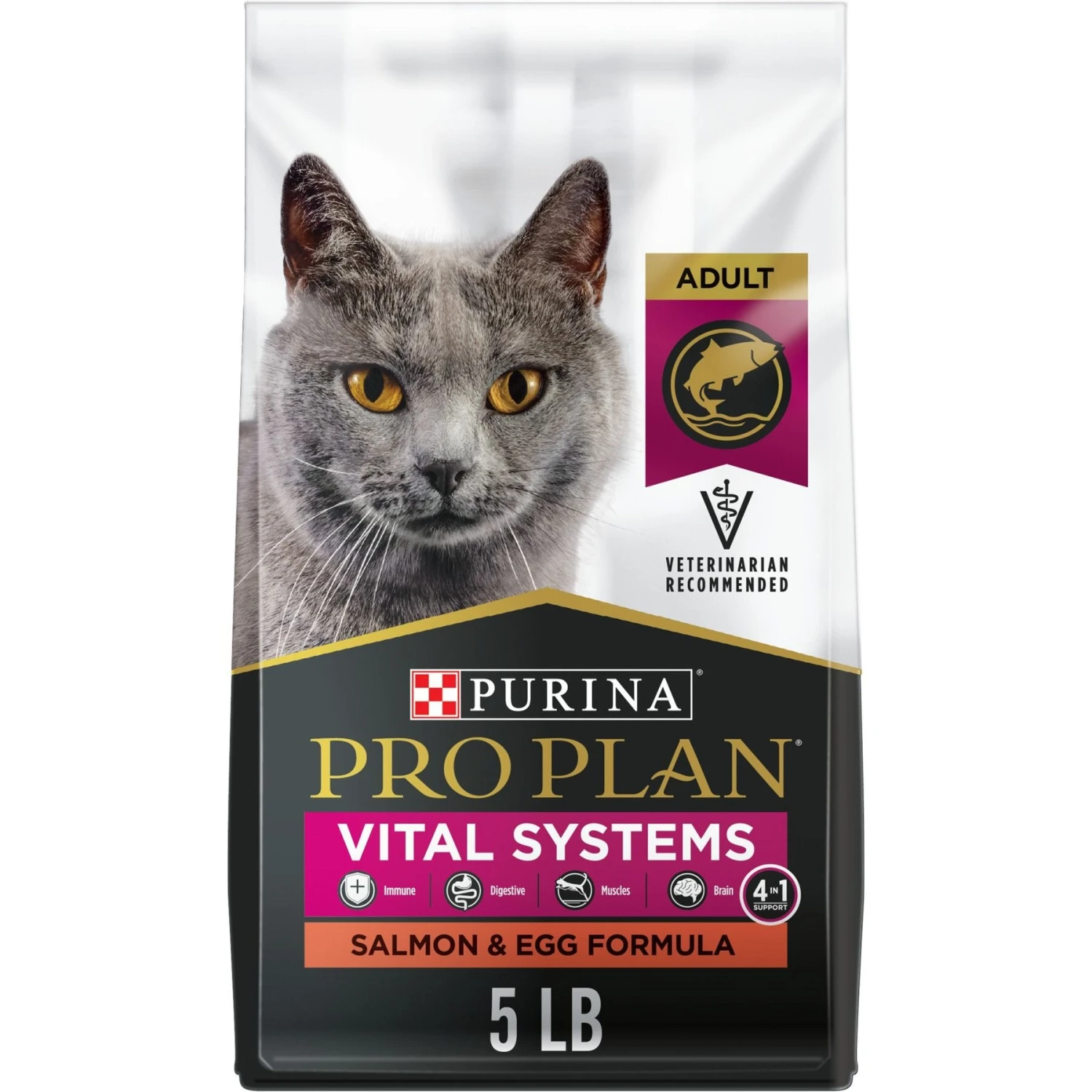 Purina Pro Plan Vital Systems Salmon & Egg Formula 4-in-1 Dry Cat Food 3 Purina Pro Plan Vital Systems Salmon & Egg Formula 4-in-1 Dry Cat Food