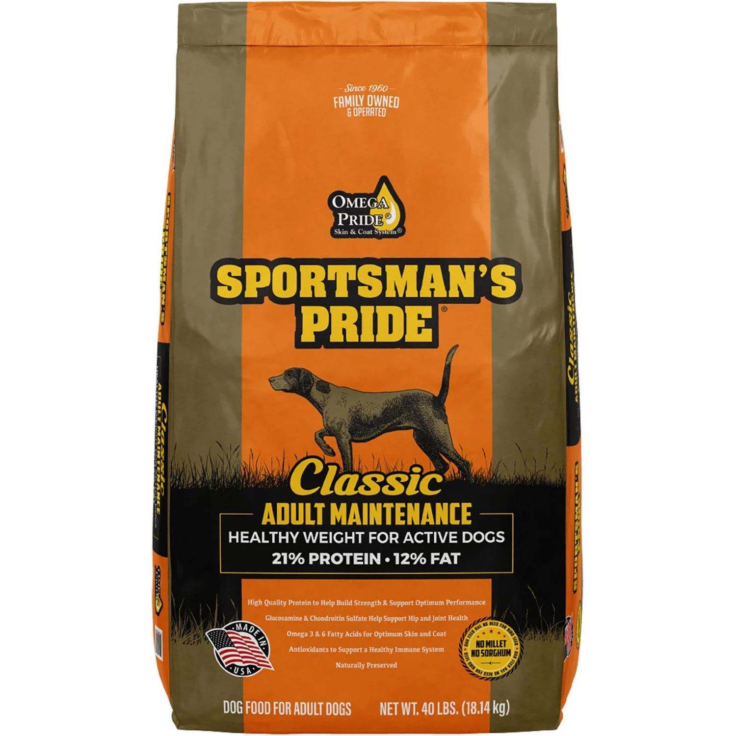 Sportsman's Pride Classic Adult Maintenance Natural Dry Dog Food, 40-lb Bag 3 Sportsman's Pride Classic Adult Maintenance Natural Dry Dog Food, 40-lb Bag