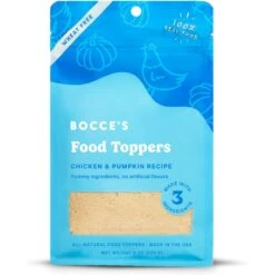 Bocce's Bakery Chicken & Pumpkin Wheat-Free Dog Food Topper, 8-oz Bag