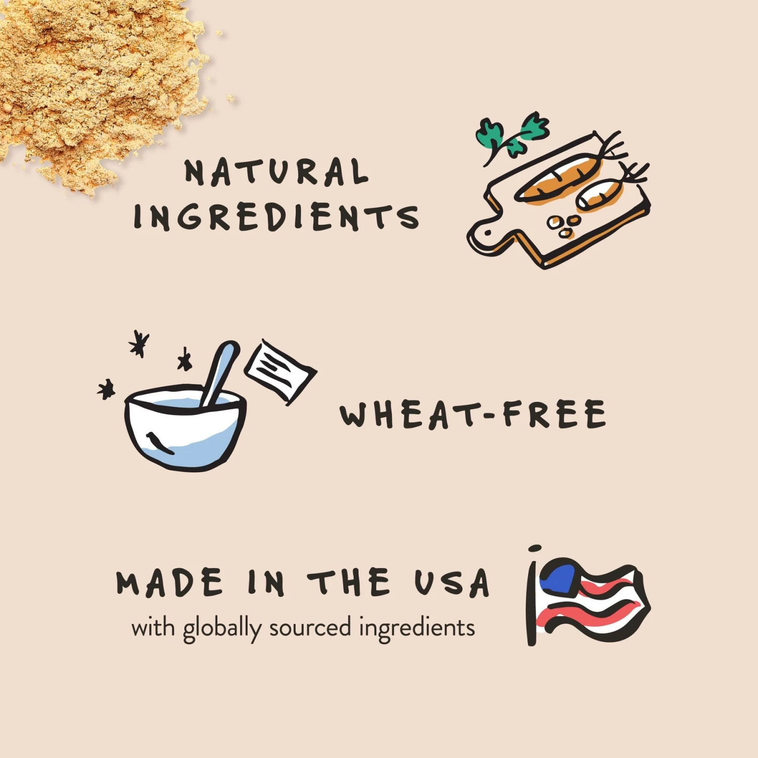 Bocce's Bakery Chicken & Pumpkin Wheat-Free Dog Food Topper, 8-oz Bag 5 Bocce's Bakery Chicken & Pumpkin Wheat-Free Dog Food Topper, 8-oz Bag - Image 3