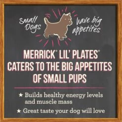 Merrick Lil' Plates Petite Pates Grain-Free Small Breed Wet Dog Food, Variety Pack, 3-oz Can, Case Of 12 -Blue Buffalo Shop 891678 PT4. AC SS1800 V1688567877