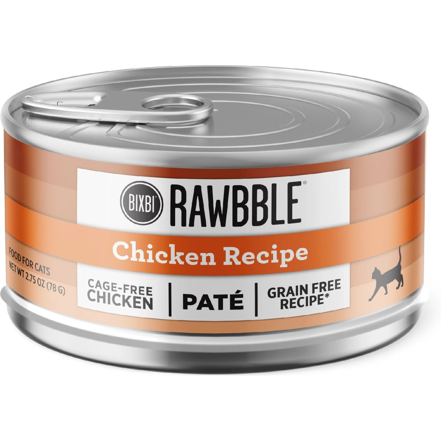 BIXBI Rawbble Chicken Pate Wet Food For Cats, 2.75-oz Can, Case Of 24 3 BIXBI Rawbble Chicken Pate Wet Food For Cats, 2.75-oz Can, Case Of 24