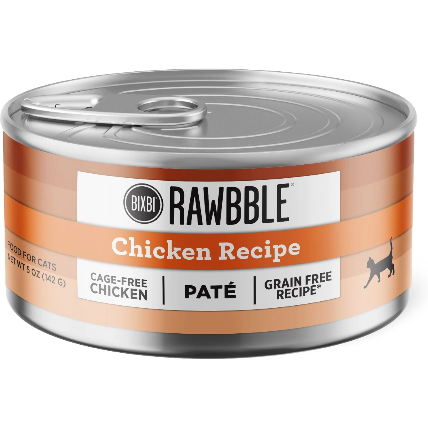 BIXBI Rawbble Chicken Pate Wet Food For Cats, 5-oz Can, Case Of 24 3 BIXBI Rawbble Chicken Pate Wet Food For Cats, 5-oz Can, Case Of 24