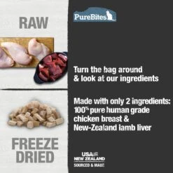 PureBites Chicken Breast & Lamb Freeze-Dried Raw Cat Treats -Blue Buffalo Shop 89719 PT3. AC SS1800 V1677594397