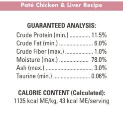 Nutro Perfect Portions Chicken & Liver Recipe Grain-Free Soft Pate Adult Wet Cat Food Trays -Blue Buffalo Shop 90615 PT6. AC SS1800 V1702678727
