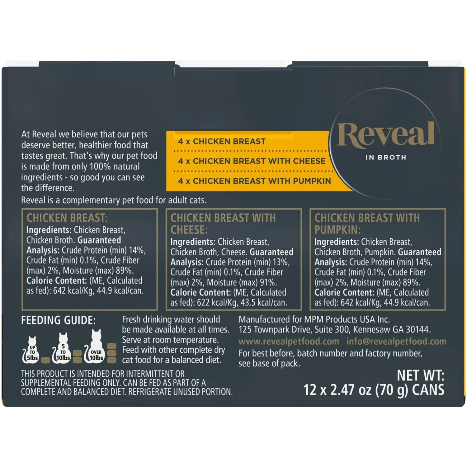 Reveal Natural Grain-Free Variety Fish & Chicken In Broth Flavored Wet Cat Food & Reveal Natural Grain-Free Variety Of Chicken In Broth Flavored Wet Cat Food 9 Reveal Natural Grain-Free Variety Fish & Chicken In Broth Flavored Wet Cat Food & Reveal Natural Grain-Free Variety Of Chicken In Broth Flavored Wet Cat Food - Image 7