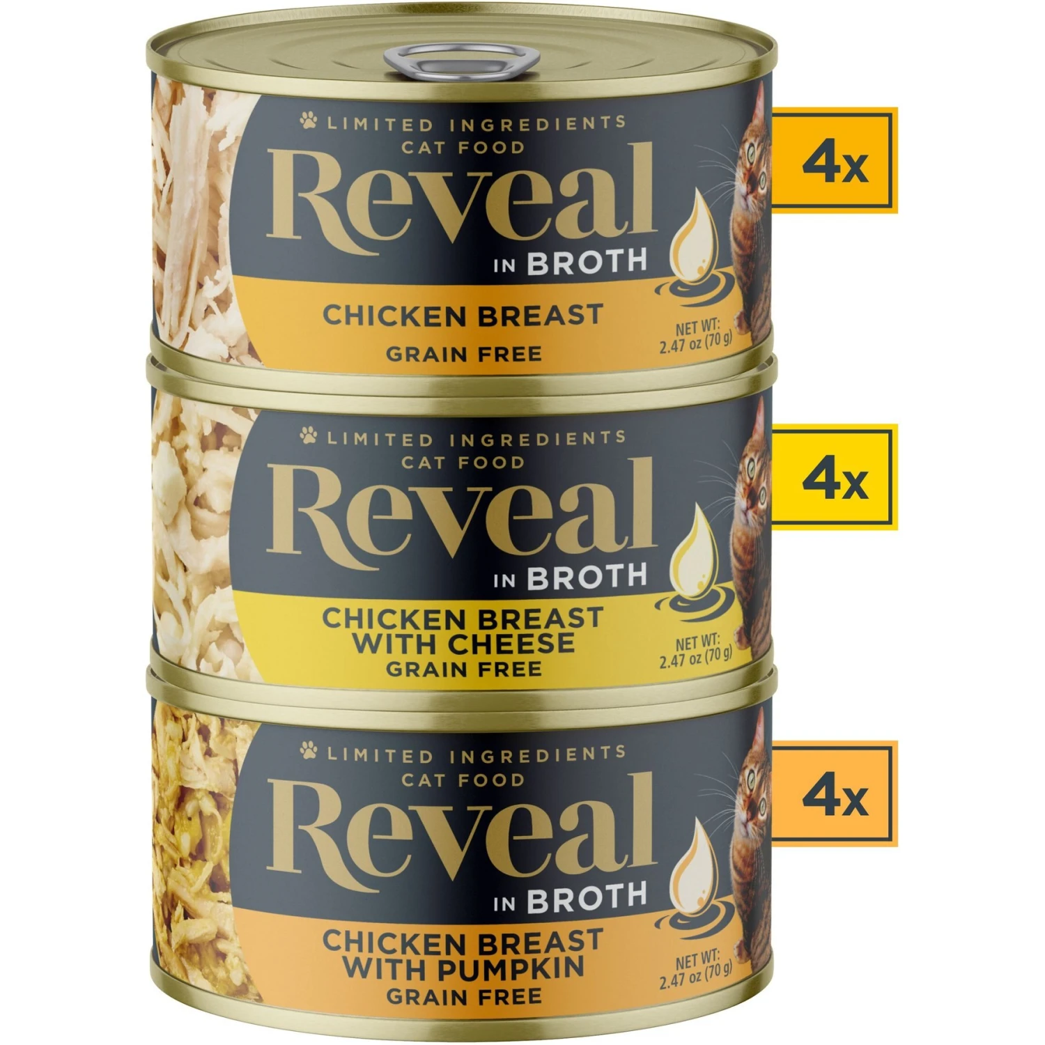 Reveal Natural Grain-Free Variety Fish & Chicken In Broth Flavored Wet Cat Food & Reveal Natural Grain-Free Variety Of Chicken In Broth Flavored Wet Cat Food 10 Reveal Natural Grain-Free Variety Fish & Chicken In Broth Flavored Wet Cat Food & Reveal Natural Grain-Free Variety Of Chicken In Broth Flavored Wet Cat Food - Image 8