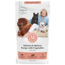 Martha Stewart Pet Food Salmon & Quinoa Recipe With Garden Vegetables Dry Dog Food