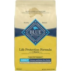 Blue Buffalo Life Protection Formula Healthy Weight Adult Chicken & Brown Rice Recipe Dry Dog Food & Blue Buffalo Homestyle Recipe Healthy Weight Chicken Dinner With Garden Vegetables & Brown Rice Canned Dog Food -Blue Buffalo Shop 916486 PT5. AC SS1800 V1689882838