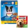 Kibbles 'n Bits Original Savory Beef & Chicken Flavors Dry Dog Food & Milk-Bone Original Large Biscuit Dog Treats -Blue Buffalo Shop 916758 MAIN. AC SS1800 V1689881214