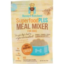 Remy's Kitchen SuperfoodPLUS Meal Mixers Chicken Grain-Free Dog Food Topping, 5-oz Bag