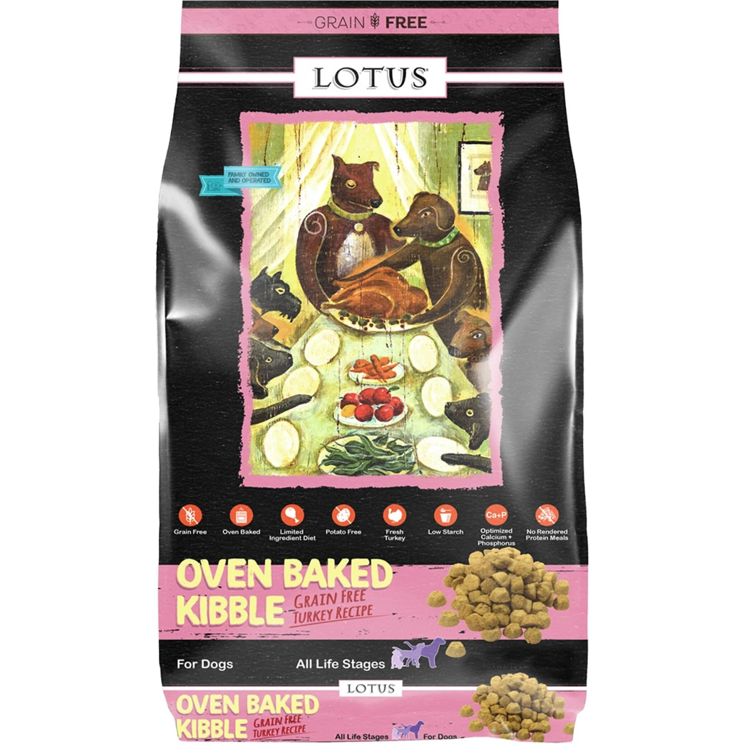 Lotus Oven-Baked Grain-Free Turkey Recipe Dry Dog Food 3 Lotus Oven-Baked Grain-Free Turkey Recipe Dry Dog Food