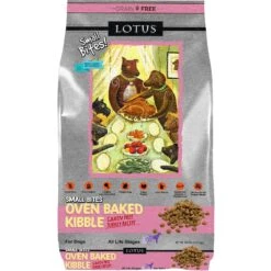 Lotus Oven-Baked Small Bites Grain-Free Turkey Recipe Dry Dog Food