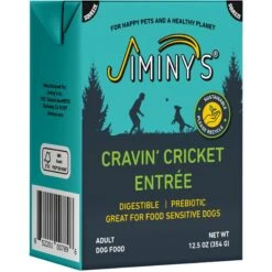 Jiminy's Cravin' Cricket Entree Organic Wet Dog Food, 6 Count