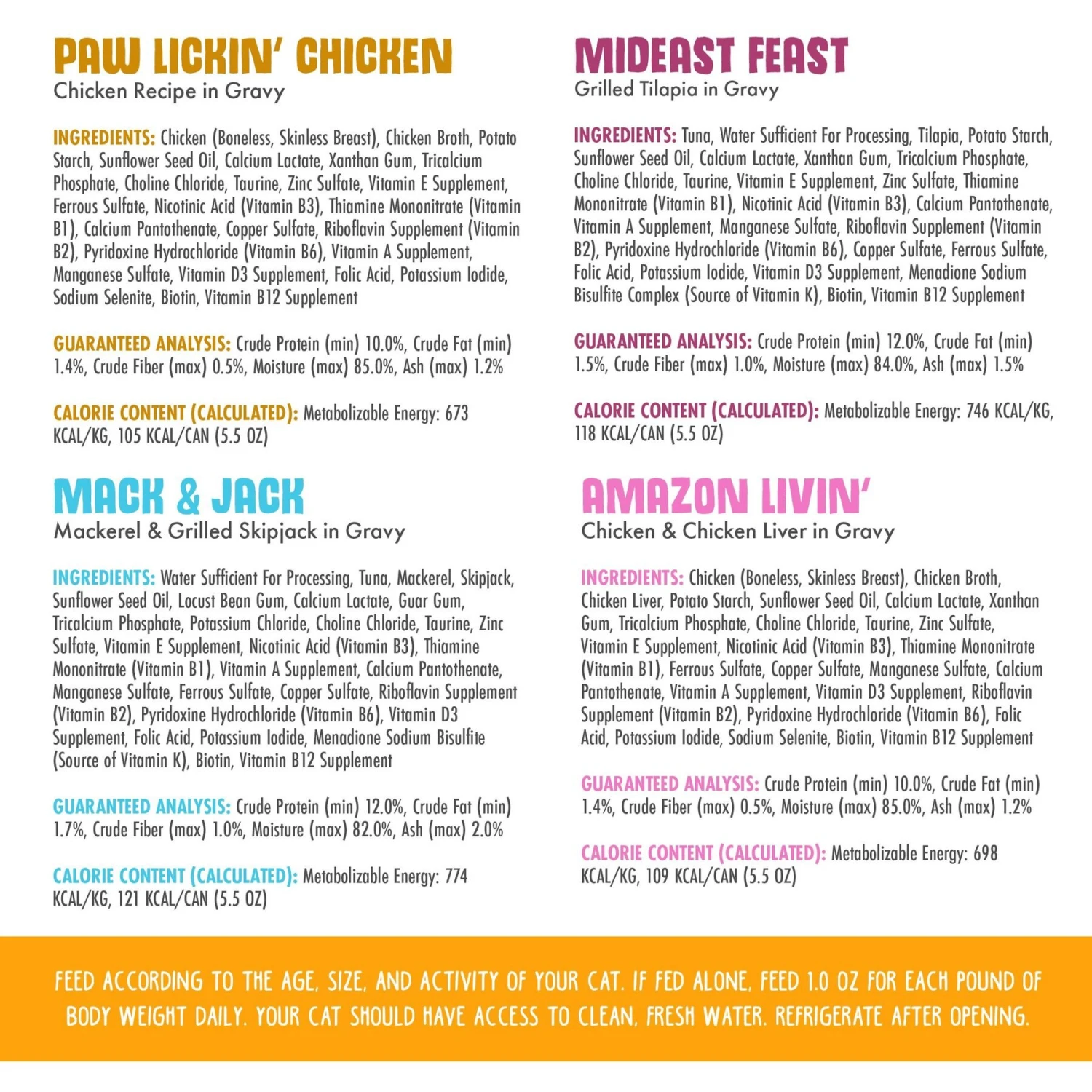 Weruva Chicken Gone Fishin' Variety Pack Grain-Free Canned Cat Food 6 Weruva Chicken Gone Fishin' Variety Pack Grain-Free Canned Cat Food - Image 4