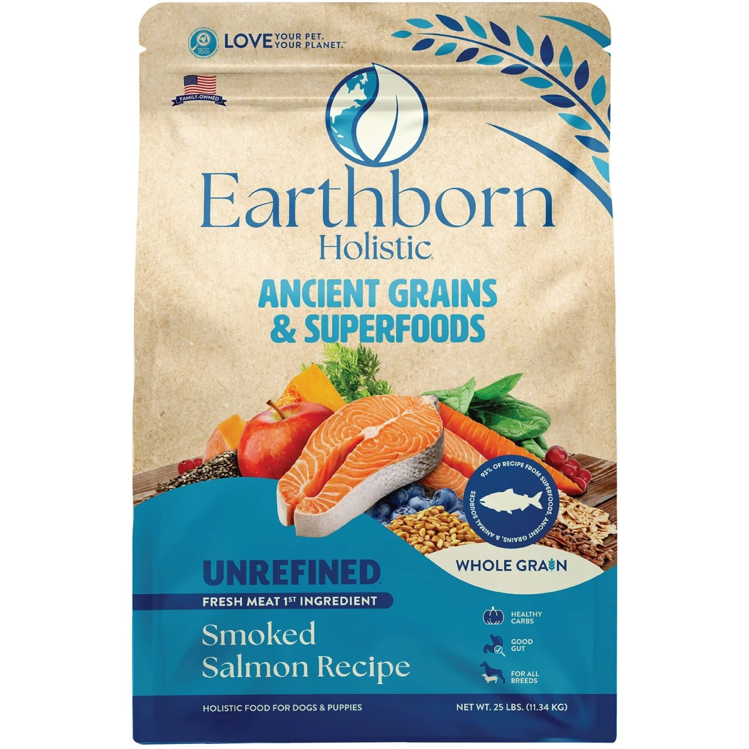 Earthborn Holistic Unrefined Smoked Salmon With Ancient Grains & Superfoods Dry Dog Food 4 Earthborn Holistic Unrefined Smoked Salmon With Ancient Grains & Superfoods Dry Dog Food - Image 2