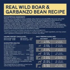 CANIDAE Grain-Free PURE Limited Ingredient Wild Boar & Garbanzo Bean Recipe Dry Dog Food 16 CANIDAE Grain-Free PURE Limited Ingredient Wild Boar & Garbanzo Bean Recipe Dry Dog Food -Blue Buffalo Shop 93155 PT5. AC SS1800 V1684793463