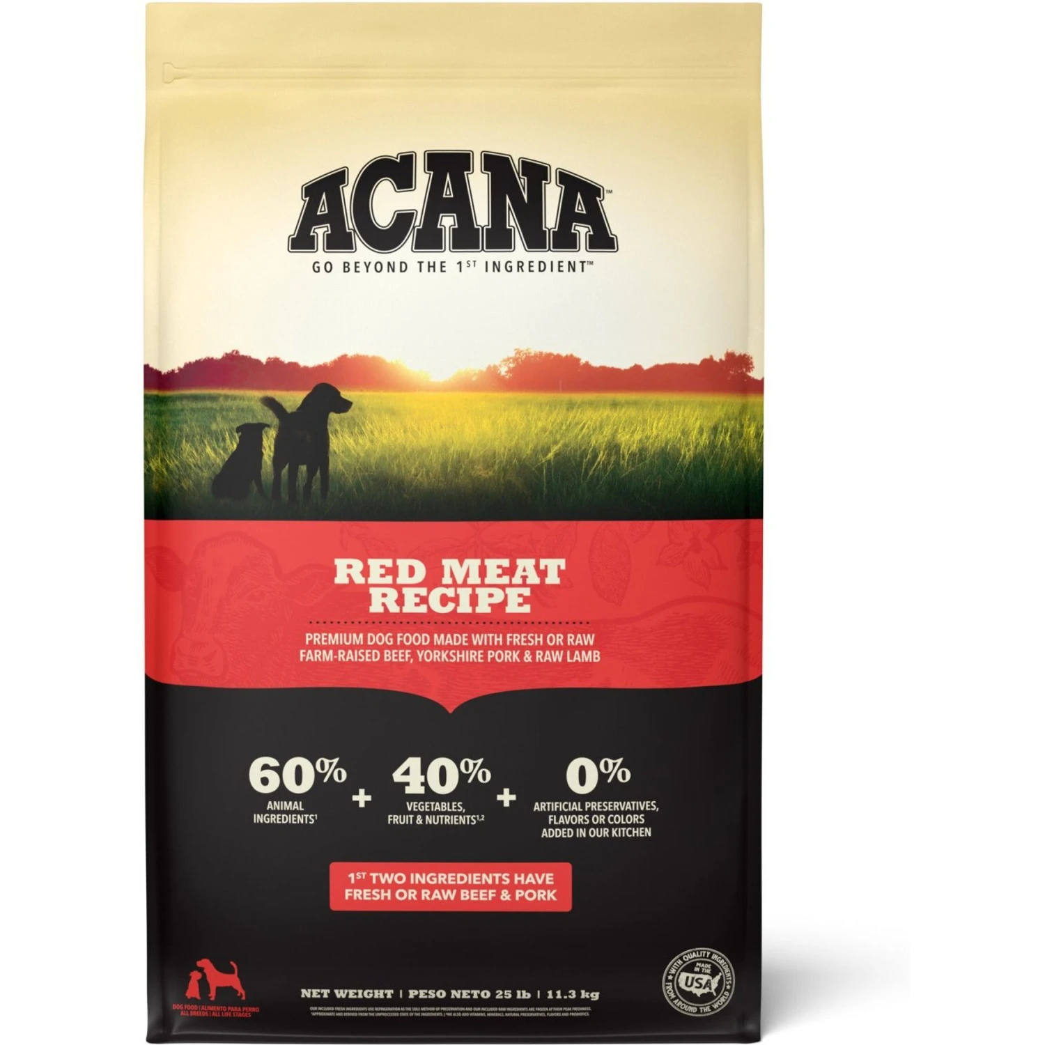 ACANA Red Meat Recipe Grain-Free Dry Dog Food 3 ACANA Red Meat Recipe Grain-Free Dry Dog Food
