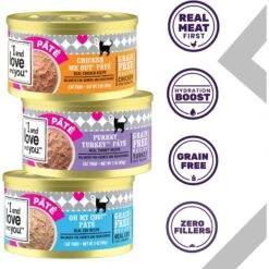 I And Love And You Variety Pack Grain-Free Canned Cat Food 12 I And Love And You Variety Pack Grain-Free Canned Cat Food -Blue Buffalo Shop 93540 PT1. AC SS1800 V1692383330