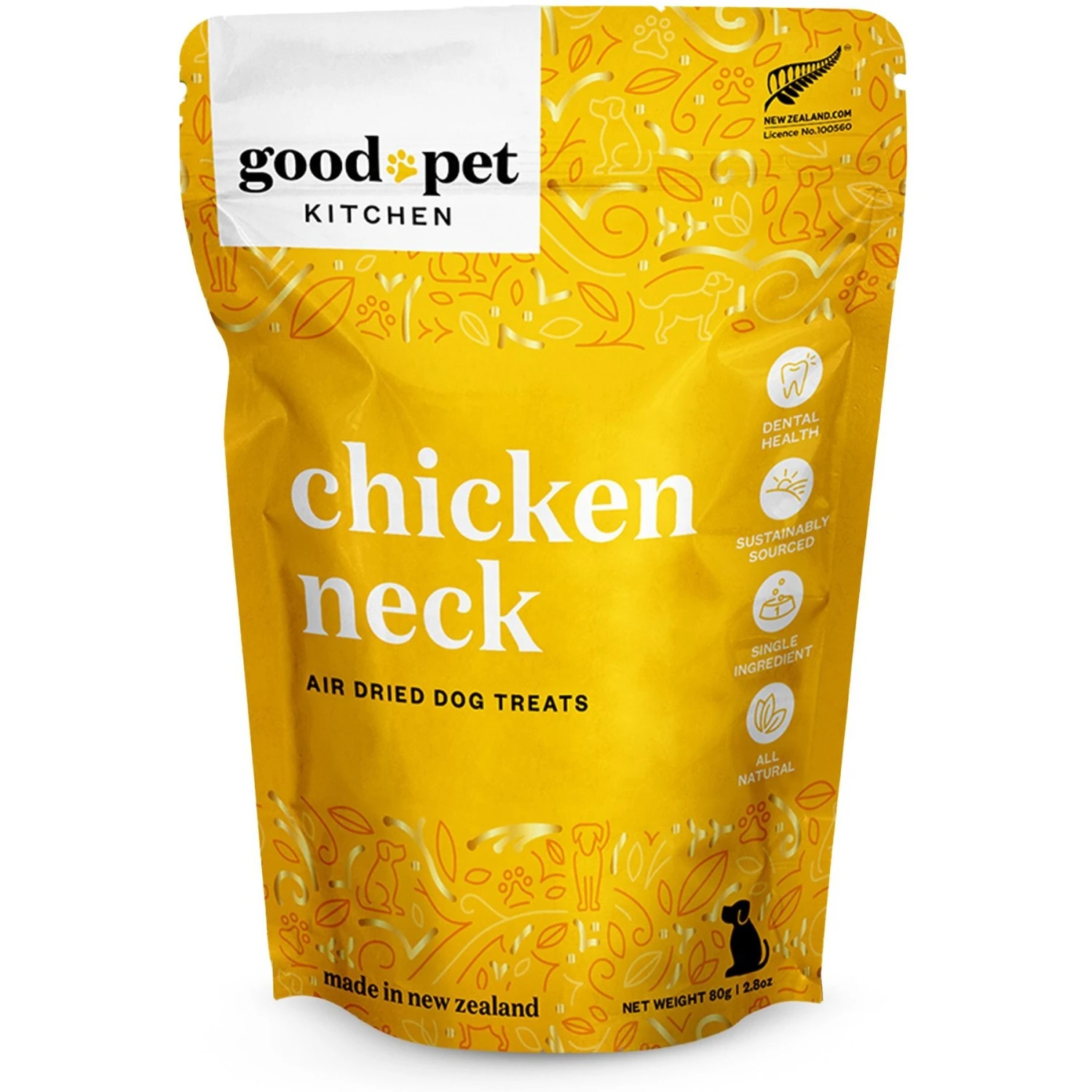Good Pet Kitchen Chicken Neck Air Dried Dog Treat, 2.8-oz Bag 3 Good Pet Kitchen Chicken Neck Air Dried Dog Treat, 2.8-oz Bag