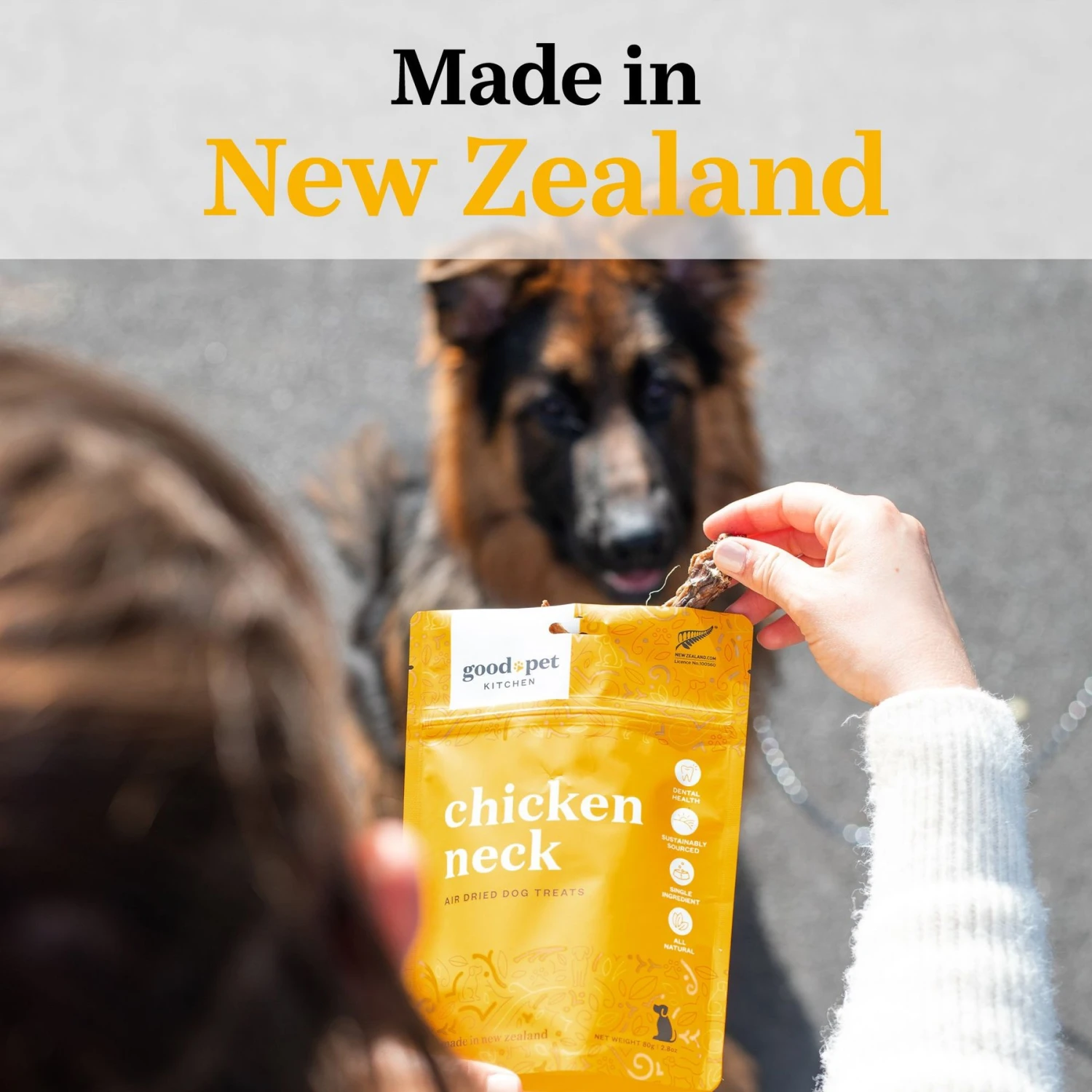 Good Pet Kitchen Chicken Neck Air Dried Dog Treat, 2.8-oz Bag 7 Good Pet Kitchen Chicken Neck Air Dried Dog Treat, 2.8-oz Bag - Image 5