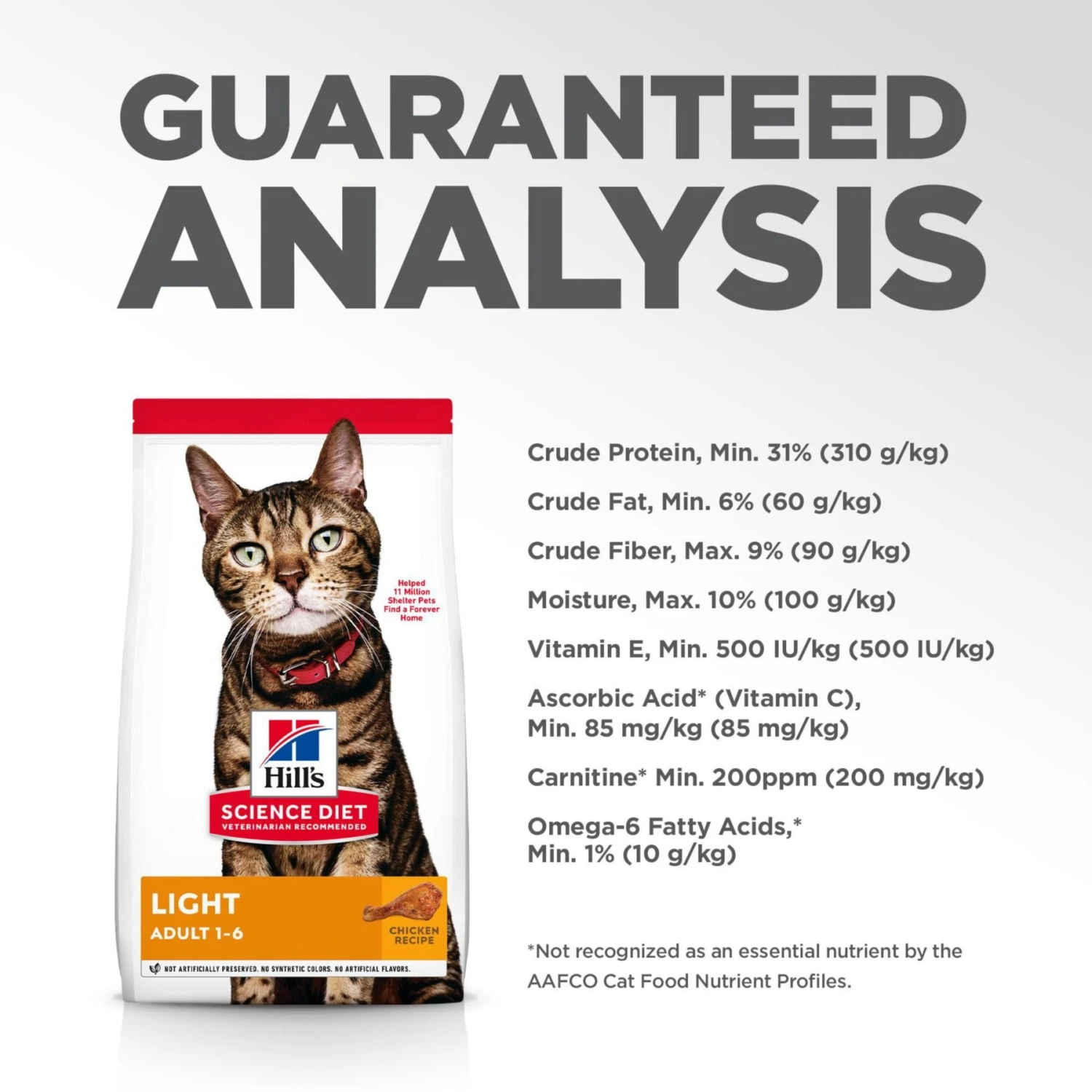 Hill's Science Diet Adult Light Chicken Recipe Dry Cat Food 11 Hill's Science Diet Adult Light Chicken Recipe Dry Cat Food - Image 9