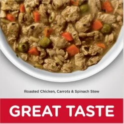 Hill's Science Diet Adult 7+ Healthy Cuisine Roasted Chicken, Carrots & Spinach Stew Canned Dog Food -Blue Buffalo Shop 94004 PT5. AC SS1800 V1598151093