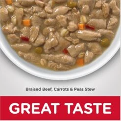 Hill's Science Diet Adult Healthy Cuisine Braised Beef, Carrots & Peas Stew Canned Dog Food -Blue Buffalo Shop 94006 PT5. AC SS1800 V1598148087