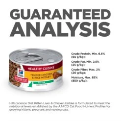 Hill's Science Diet Kitten Healthy Cuisine Tender Chicken & Rice Medley Canned Cat Food 16 Hill's Science Diet Kitten Healthy Cuisine Tender Chicken & Rice Medley Canned Cat Food -Blue Buffalo Shop 94018 PT5. AC SS1800 V1693497929