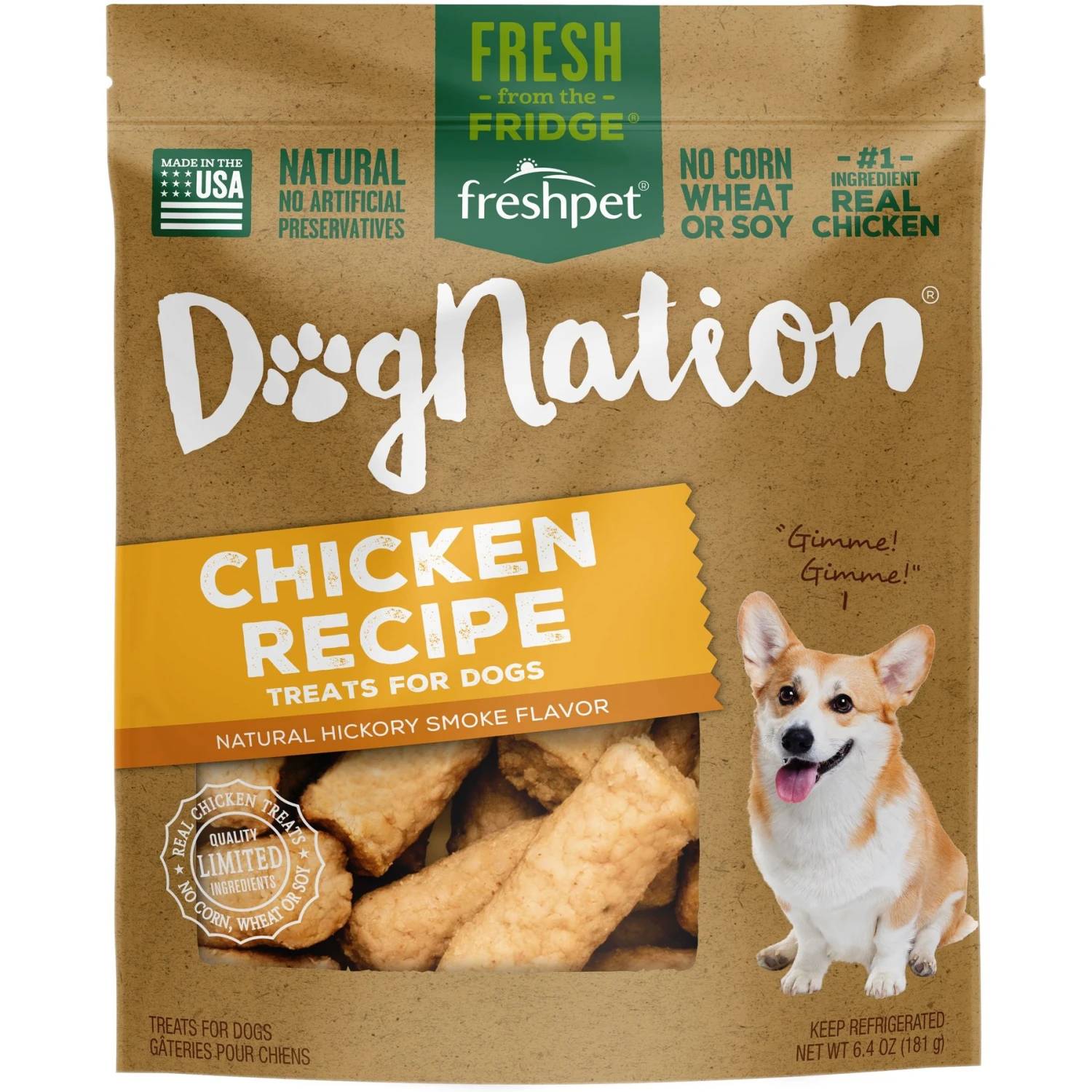 Freshpet Dognation Chicken Recipe Fresh Dog Treats & Freshpet Vital Chicken, Beef, Salmon & Egg Recipe Grain-Free Fresh Dog Food 3 Freshpet Dognation Chicken Recipe Fresh Dog Treats & Freshpet Vital Chicken, Beef, Salmon & Egg Recipe Grain-Free Fresh Dog Food - Image 2