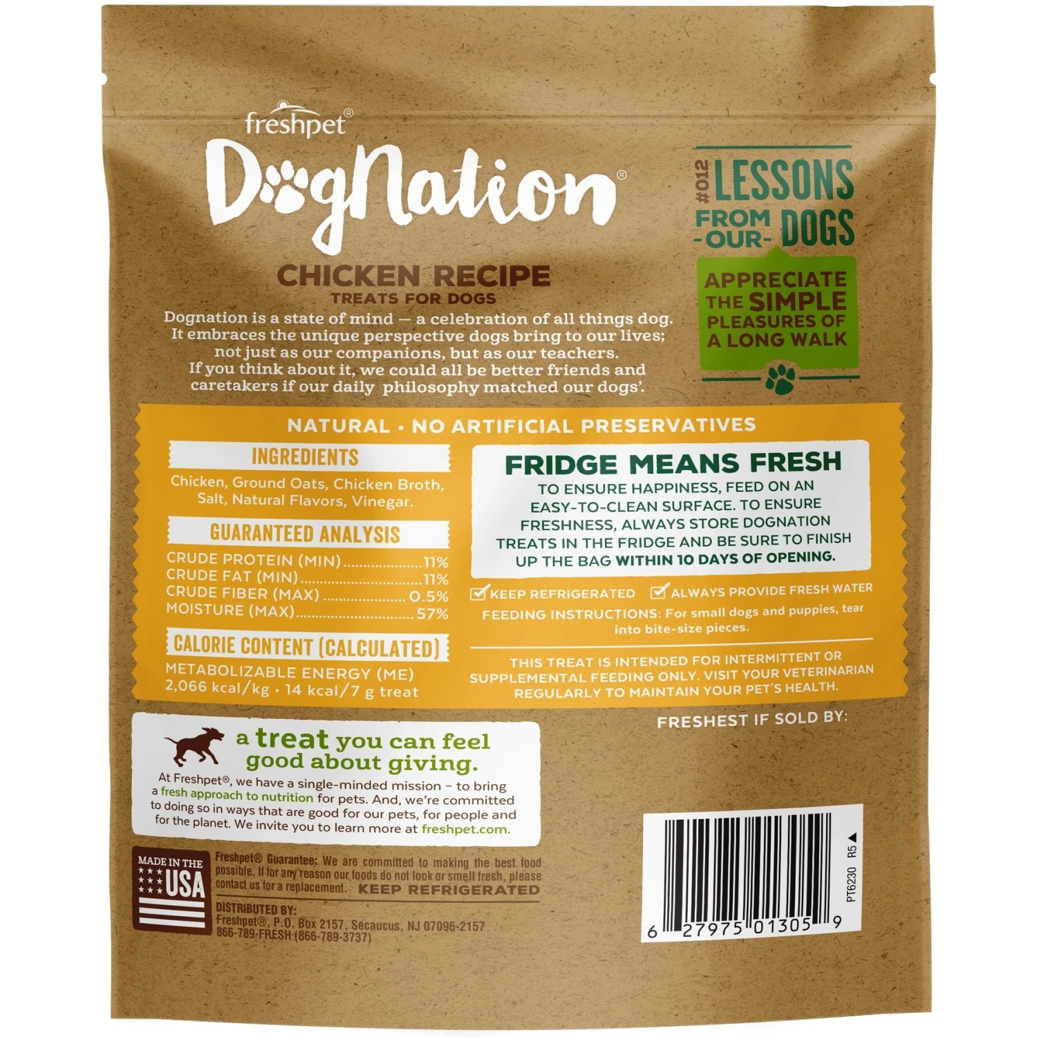 Freshpet Dognation Chicken Recipe Fresh Dog Treats & Freshpet Vital Chicken, Beef, Salmon & Egg Recipe Grain-Free Fresh Dog Food 4 Freshpet Dognation Chicken Recipe Fresh Dog Treats & Freshpet Vital Chicken, Beef, Salmon & Egg Recipe Grain-Free Fresh Dog Food - Image 3