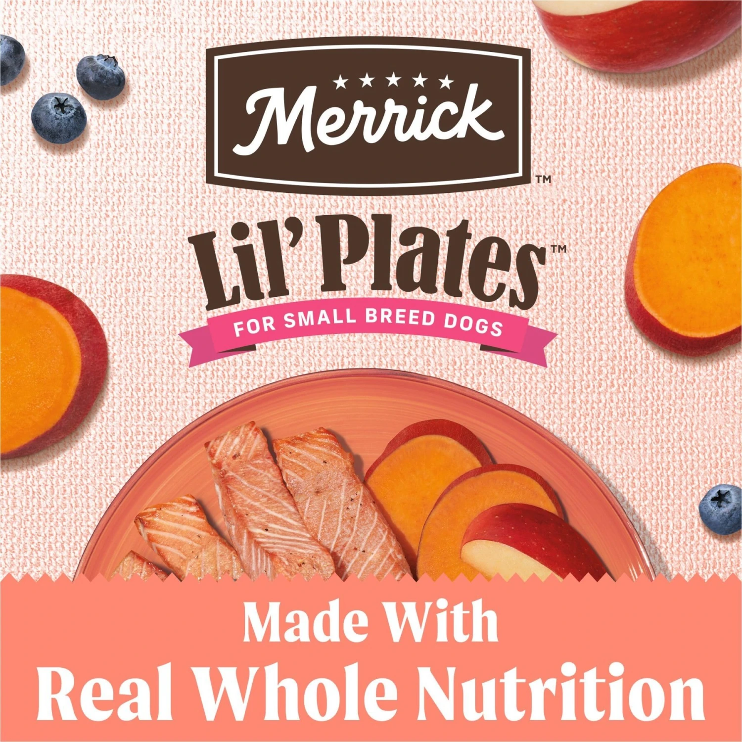 Merrick Lil' Plates Grain-Free Chicken-Free Real Salmon + Sweet Potato Recipe Small Breed Dry Dog Food 7 Merrick Lil' Plates Grain-Free Chicken-Free Real Salmon + Sweet Potato Recipe Small Breed Dry Dog Food - Image 5