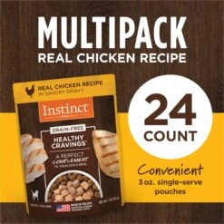 Instinct Healthy Cravings Grain-Free Cuts & Gravy Real Chicken Recipe Wet Dog Food Topper -Blue Buffalo Shop 94208 PT5. AC SS1800 V1701881228