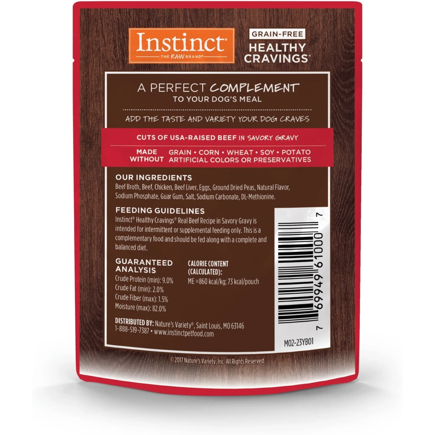Instinct Healthy Cravings Grain-Free Cuts & Gravy Real Beef Recipe Wet Dog Food Topper 4 Instinct Healthy Cravings Grain-Free Cuts & Gravy Real Beef Recipe Wet Dog Food Topper - Image 2